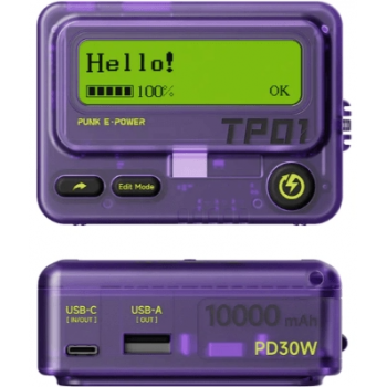 Trozk TP01-10-30W 10000mAh Call機移動電源 (星雲紫)